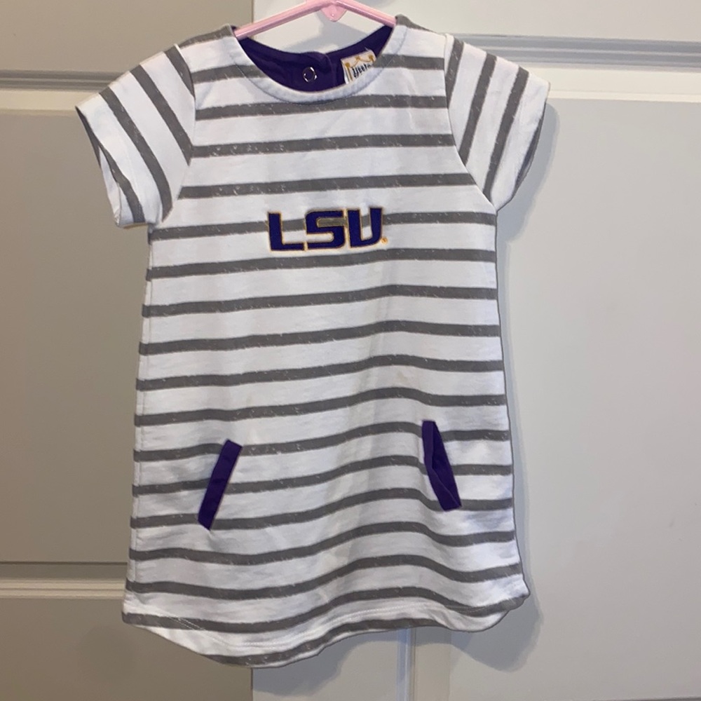 Cute little girl lsu dress